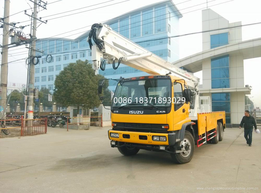 ISUZU Articulated Hydraulic Boom Truck Mounted Cherry Picker