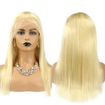 Wholesale best real natural cuticle aligned 613 full lace wig human hair,613 blonde lace wig, honey blonde full lace wig