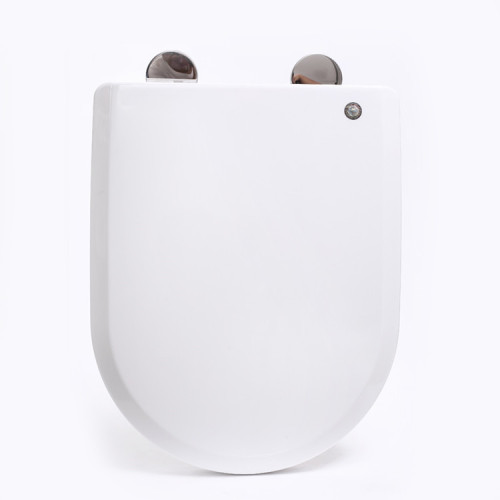 Cubierta de asiento de inodoro inteligente de baño de plástico blanco