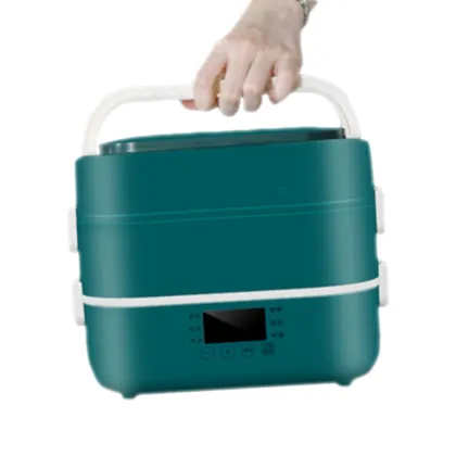 7-Day Shipping Stainless Steel Heated Electric Lunch Box - Bear Brand for Office