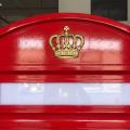 Exquisite Metal Photo Booth Outdoor Events Decoration Backdrop Custom London Telephone Booth