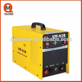 TIG/MMA DC WELDING MACHINE ,DC INVERTER AIR PLASMA CUTTING MACHINE , PORTABLE WELDING MACHINERY CT-416