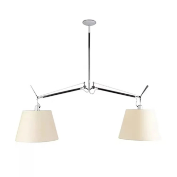 Creative Metal Living Room Bedside Double Head LED Recessed Hanging Light