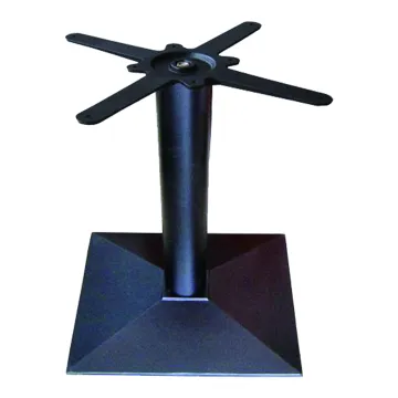 Matt Black Cast Iron Restaurant Table Base