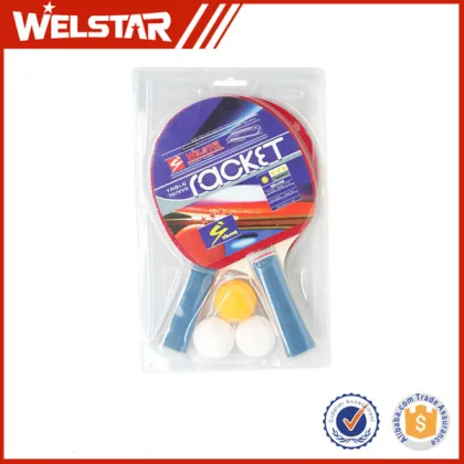 Wholesale High Quality Promotional Cusomed Handle Table Tennis Rackets