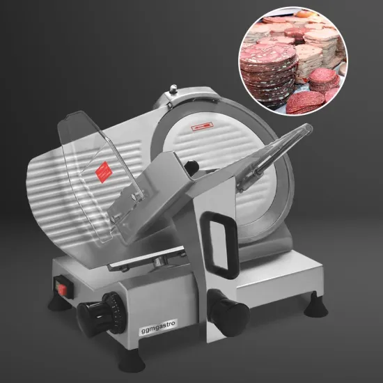 C250W Aluminum Housing 30cm Blade 0-15mm Adjustable Meat Slicer