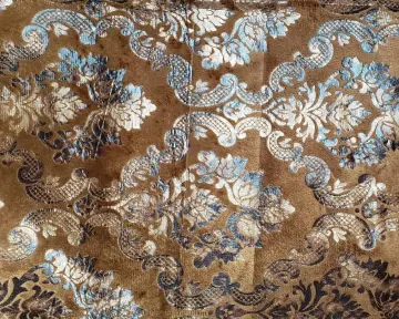 Polyester Bronzed Sofa Cover Velvet Upholstery Fabric
