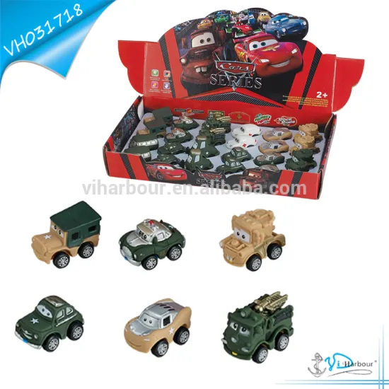 Hot Vinyl Army Pull Back Car Toy for boy