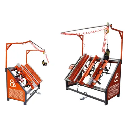 USA Style High-Efficient Wooden Stringer Pallet Nailing Machines