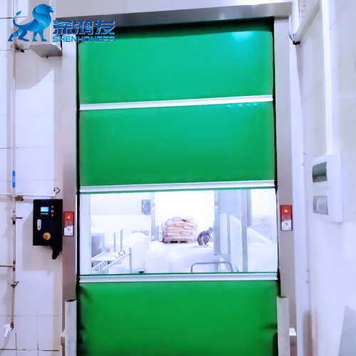 Automatic PVC garage rapid roller shutter door