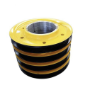 Customized Cast Steel Block Drum Pulley Forging Wheel