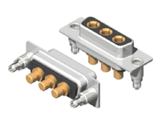 Power D-SUB 3W3 DIP Straight Female Solder Type