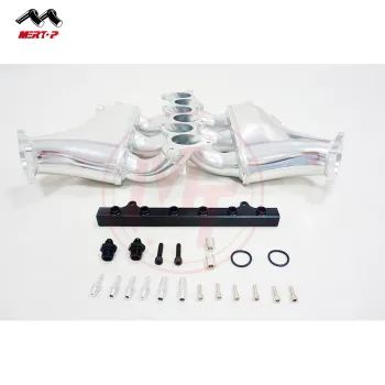 MERTOP RACING Cast Aluminum High-Flow 6 Injector Port for GTR-R35 Billet Intake Manifold