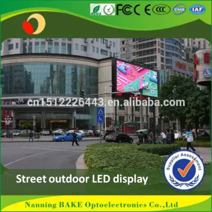 commercial building wall advertising display led