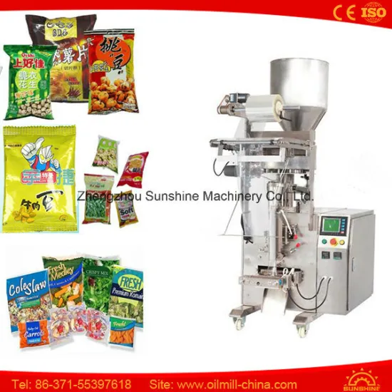 Automatic Vacuum Line Tea Peanuts Powder Packaging Packing Filling Machine