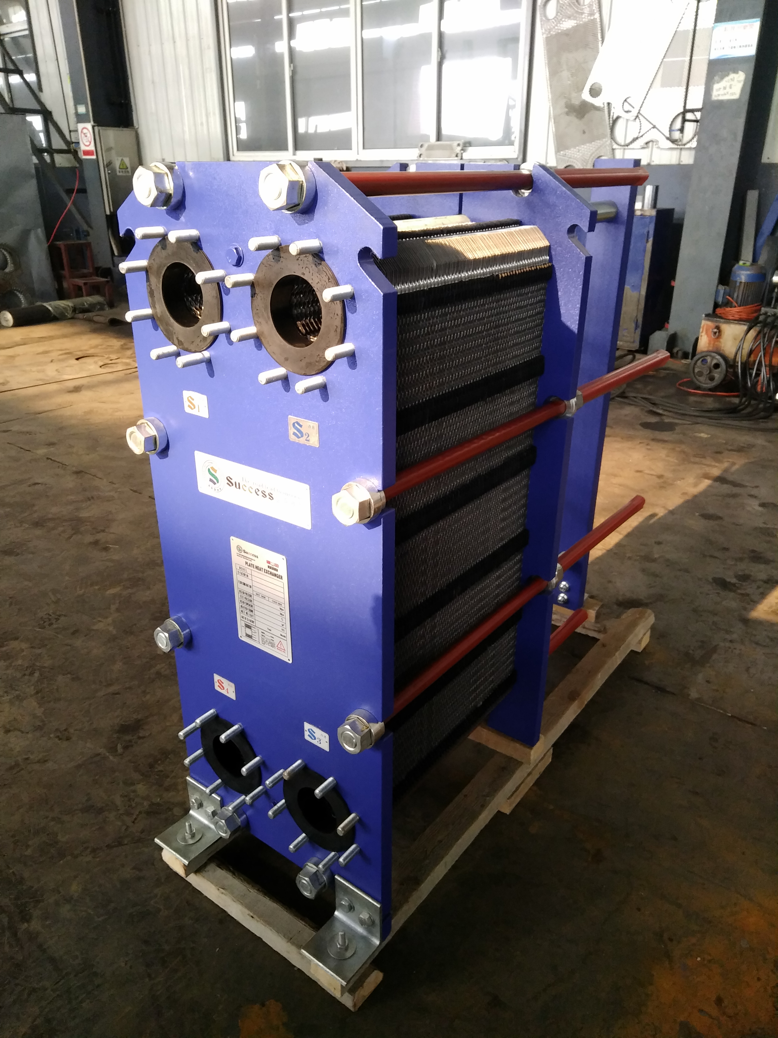 Success hydraulic-oil OEM titanium plate heat exchanger M10B