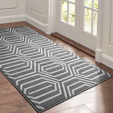 Recycle Rubber Backed Polyester Non-Slip Door Mat