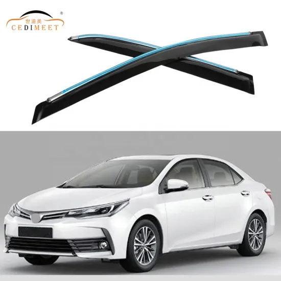 Factory Car Exterior Accessories Wind Deflector Door Visor Sun Guard Window Visor for Corolla 2014-2018