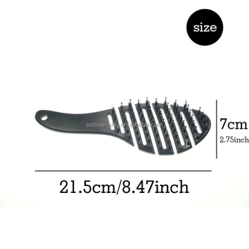 best wet brush wild boar bristle mixed nylon breathable hairbrush Supplier