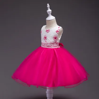 OEM small quantity fashionable summer children clothing little girls wear kid dress