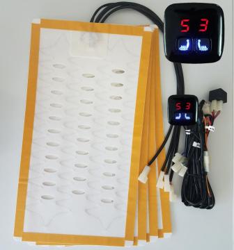 Led switch alloy wire car seat heater