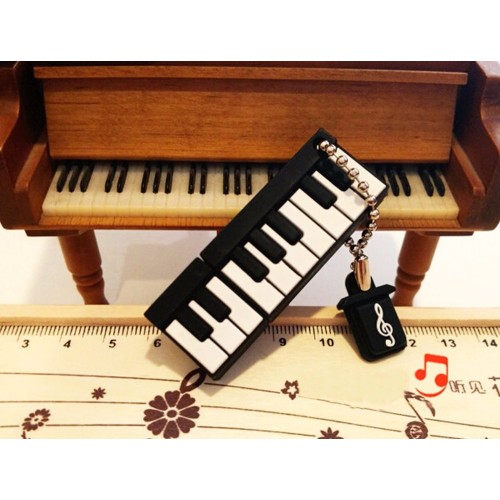 Advertising piano stylish usb flash drive pvc