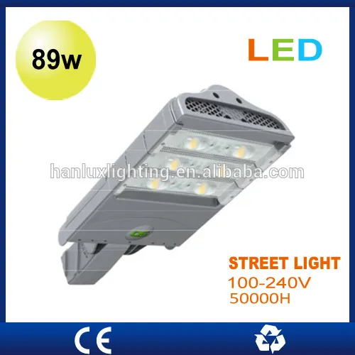 IP65 high power 89W UL LED street light