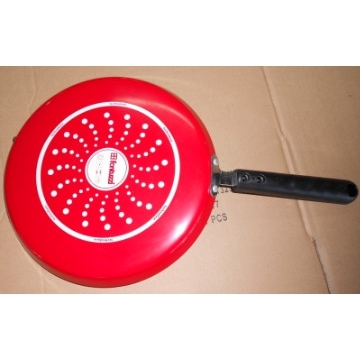 Aluminum non stick Pizza pan with silk screen