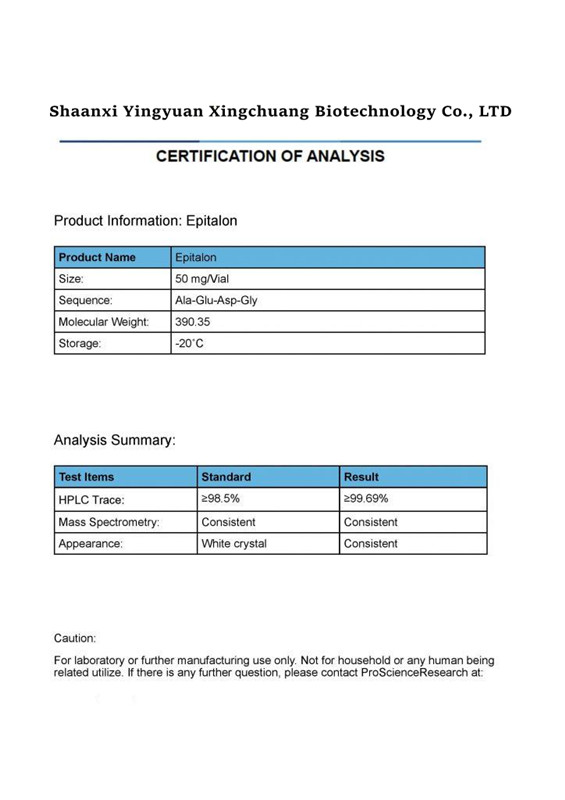 what is epitalon used for