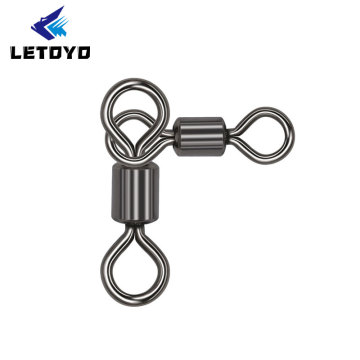 LETOYO High Strength Big Eye Barrel Swivel for Lure Fishing
