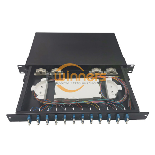 24 F LC/APC Fiber 1U Patch Panel  