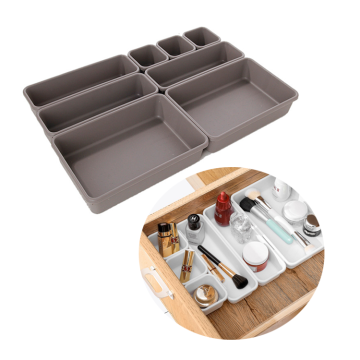 Hot Sale Desk Drawer Organizer Plastic Makeup Organizer