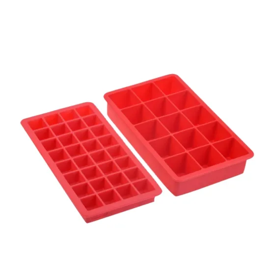 Wholesale 32-Cavity Silicone Mini Square Ice Cube Trays: High-Quality Moulds for Your Business