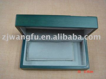 dark green solid wood case box for sunglasses