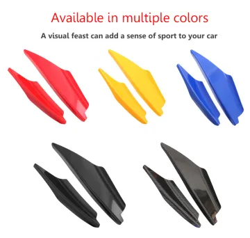 Universal car Front bumper carbon fiber Spoiler