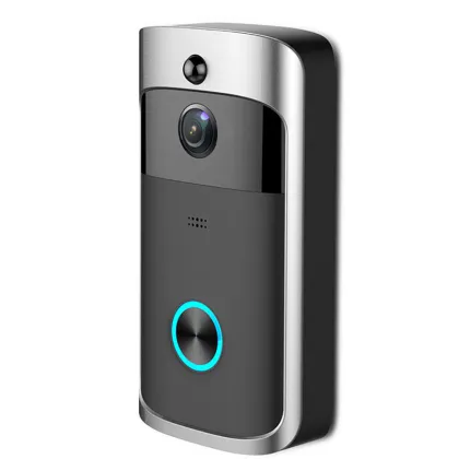 LEDEAST V5 Smart Home Security Camera - Wireless Wifi Video Doorbell with Intercom
