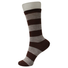 Graue Brown Trips Kindersocken