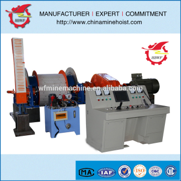 mechanical system plus electrical system mine hoist
