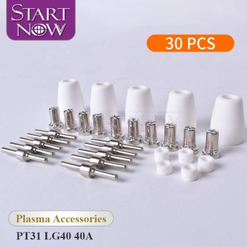 Startnow PT31 Plasma Schneiddüsen und Elektrodenkit für LG40 Cut50 -Schweißmaschine