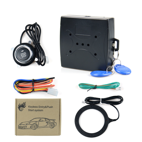 Car Alarm Car Engine Push Start Button Rfid Lock Ignition Starter