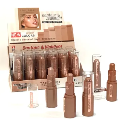 Private Label 3D Face Contour and Highlight Stick