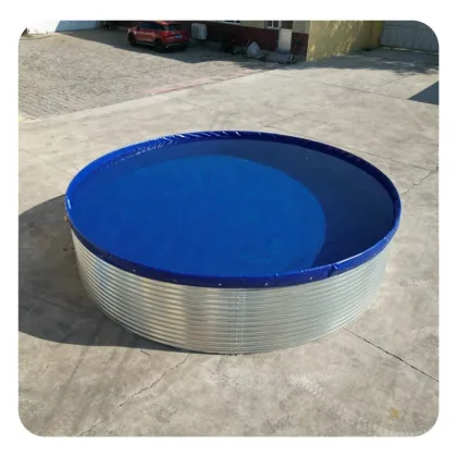 Custom Outdoor Aquaculture Solutions: Tilapia and Catfish Farming with Large PVC Tarps and Galvanized Sheets for Ponds