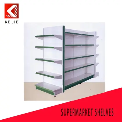 Cheap metal display store rack wall-mounted metal display store rack cosmetic supermarket shelves in alibaba