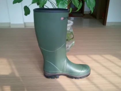 Brand rubber boots