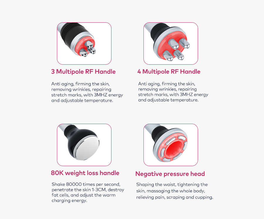Ultrasonic RF Vacuum cavitation Machine