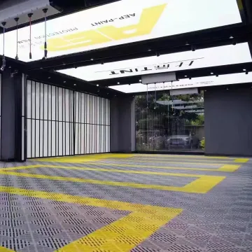 Factory-Sourced Hexagonal LED Light Honeycomb Garage Lamp: Modern Ceiling Lighting for Auto Detailing and Garage Spaces