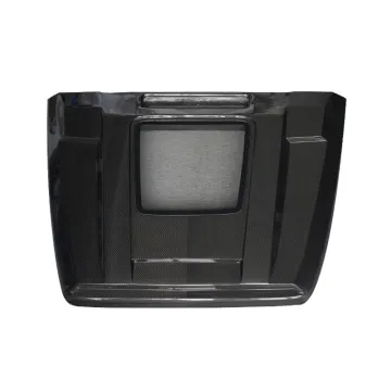 Transparent Dry Carbon Fiber Front Bonnet for Mercedes-Benz G Class W464 IMP Style Engine Cover