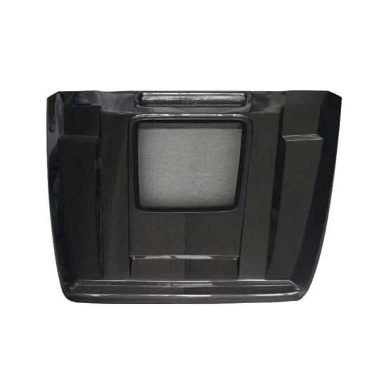 Transparent Dry Carbon Fiber Front Bonnet for Mercedes-Benz G Class W464 IMP Style Engine Cover