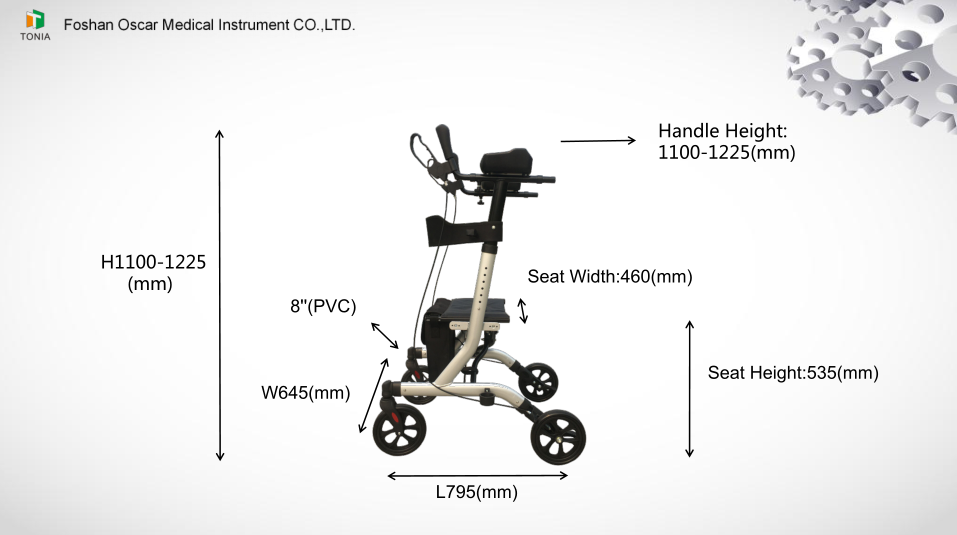 stand up rollator