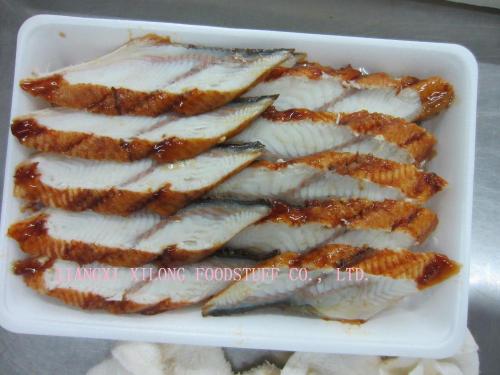 Frozen roasted eel slice